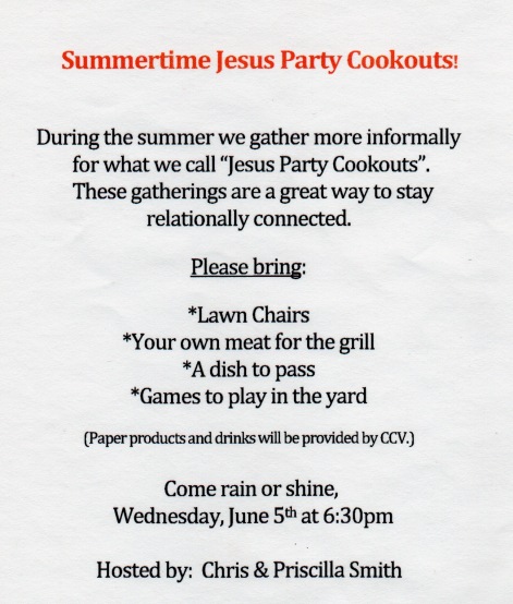 Jesus Party Invitation