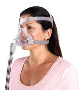 The VPAP mask and headgear that Priscilla used.