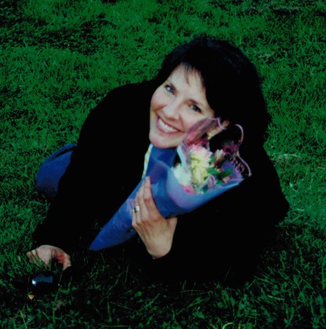 The final slide in my PowerPoint tribute, depicting Priscilla in Rutherford's "newfound land of springtime."