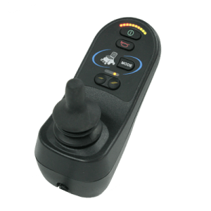 Controls much like these were added to the back of Priscilla's wheelchair so I could drive it for her.